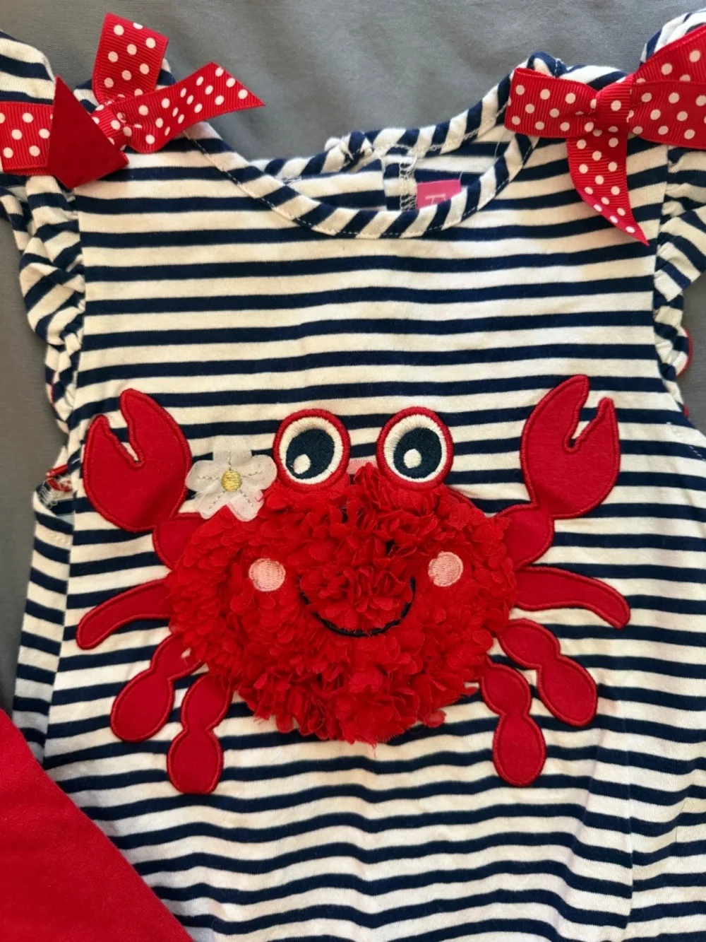 Lobster Outfit, Girl beach outfit